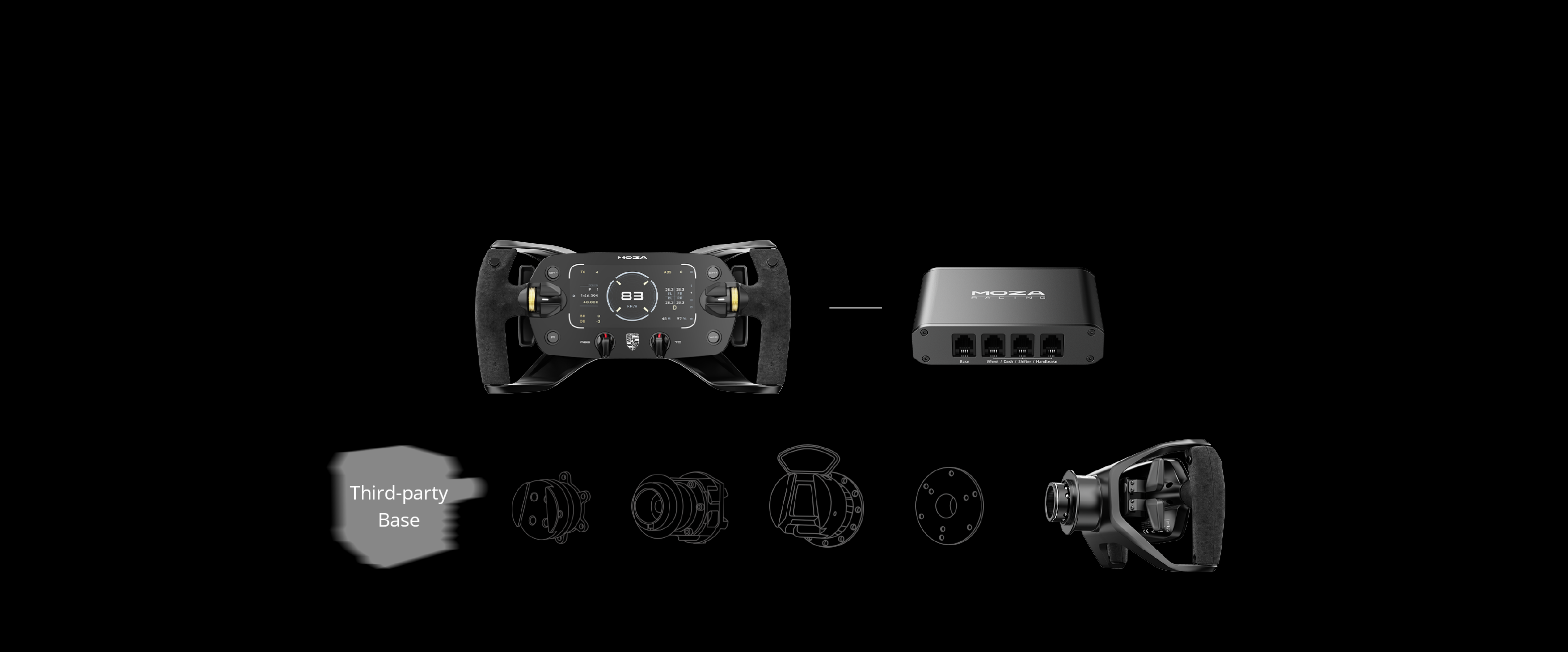 Open MOZA ecosystem compatibility for the Mission R Steering Wheel