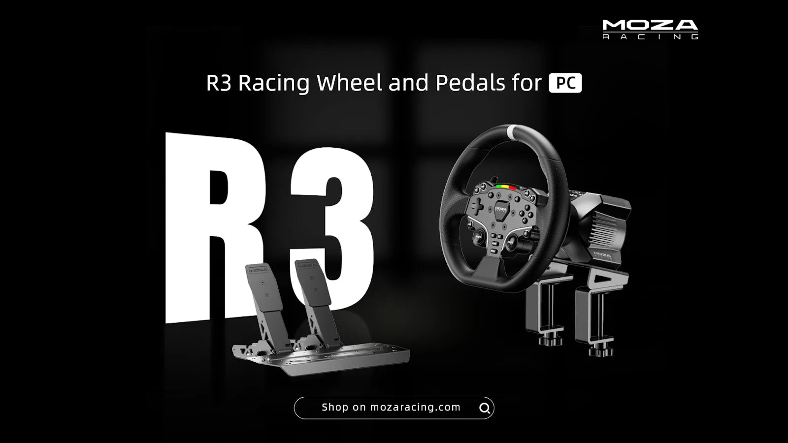 $299 MOZA R3 for PC Is Here – Grab Yours Alongside MOZA Christmas Deals!