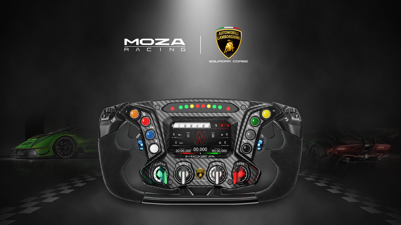 MOZA Racing and Automobili Lamborghini Squadra Corse bringing the real Lamborghini DNA into Sim Racing 