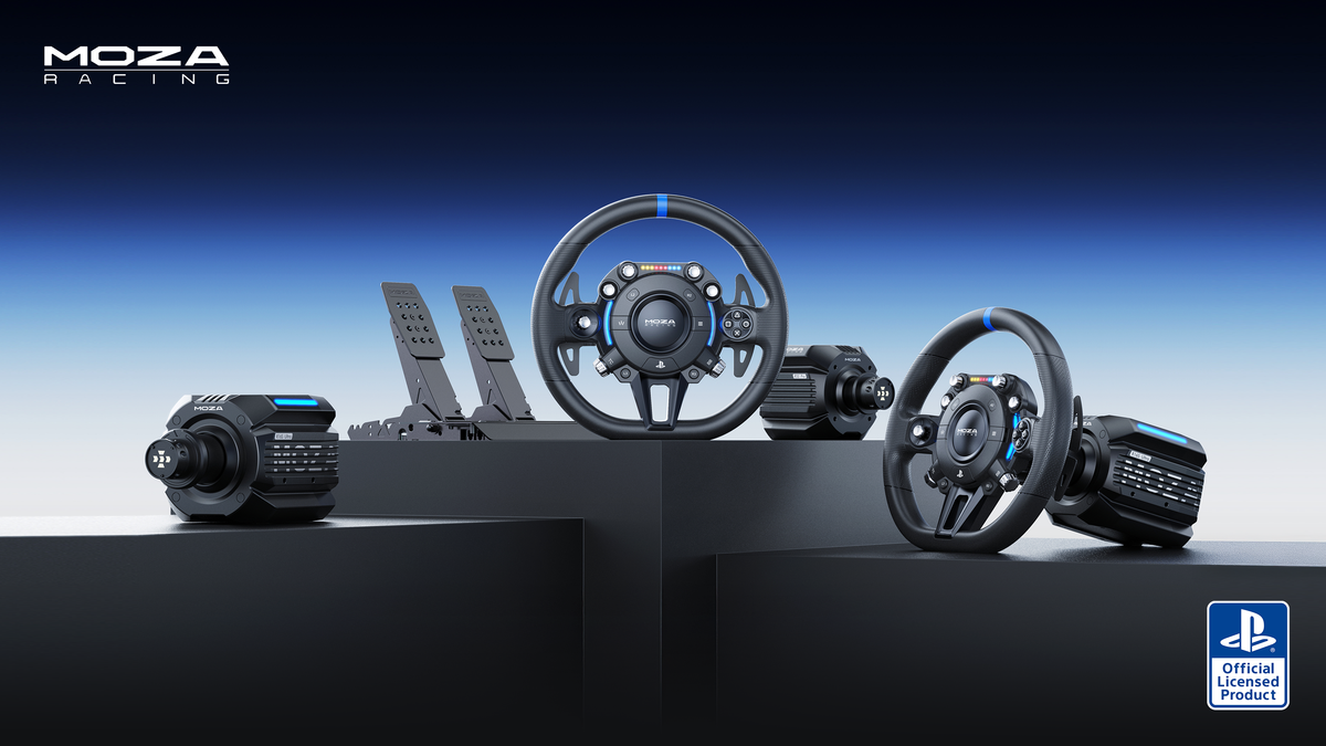 MOZA Racing Debuts Its First Officially Licensed Racing Wheels for PlayStation®5 consoles at Tokyo Game Show 2026